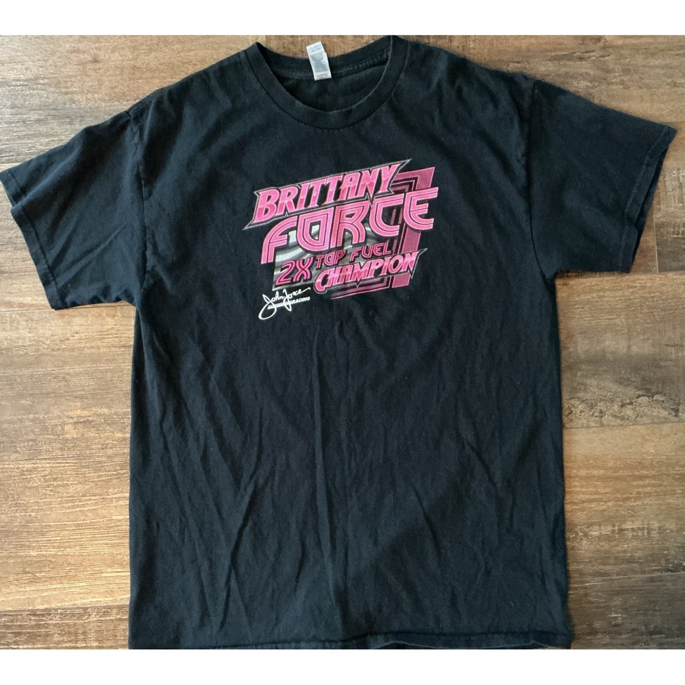 NHRA DRAG RACING  OFFICAL BRITTANY FORCE MONSTER T SHIRT  SIZE LARGE